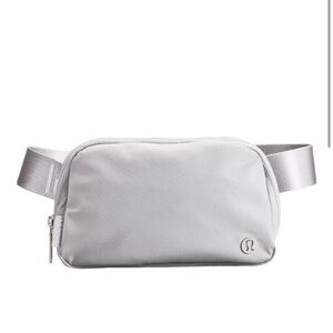 Lululemon Athletica Everywhere Belt Bag With Wordmark Strap Silver Drop 1L NWOT
